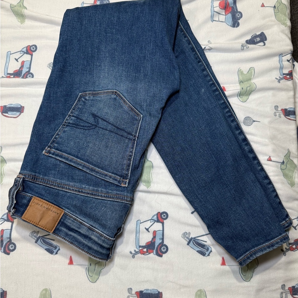 American Eagle Outfitters Blue Skinny Jeans - Picture 8 of 9